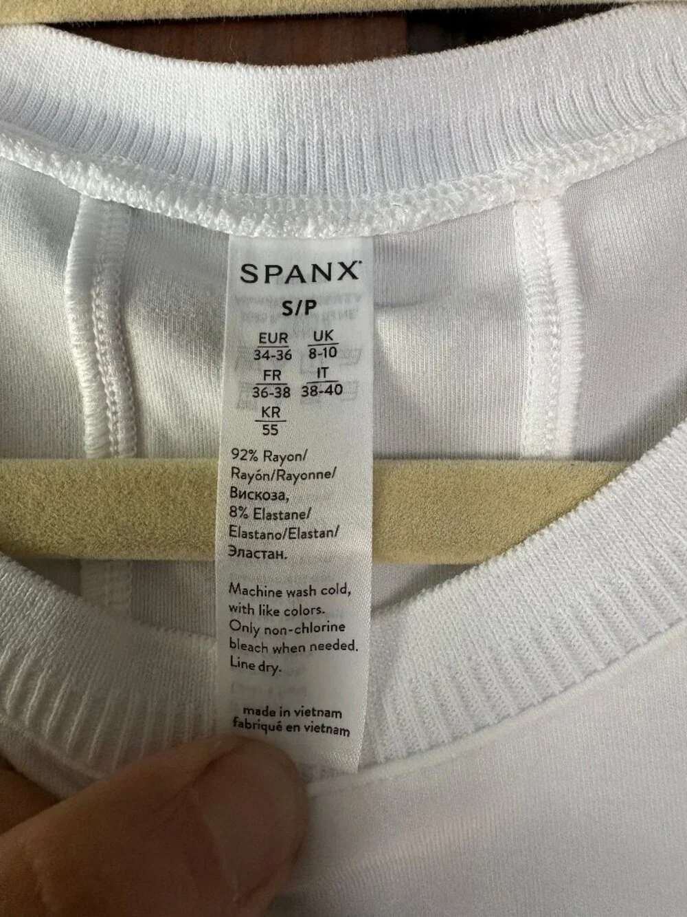 Spanx Men tank top Size Small, in white